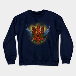 Тризуб Рок-н-ролл Crewneck Sweatshirt